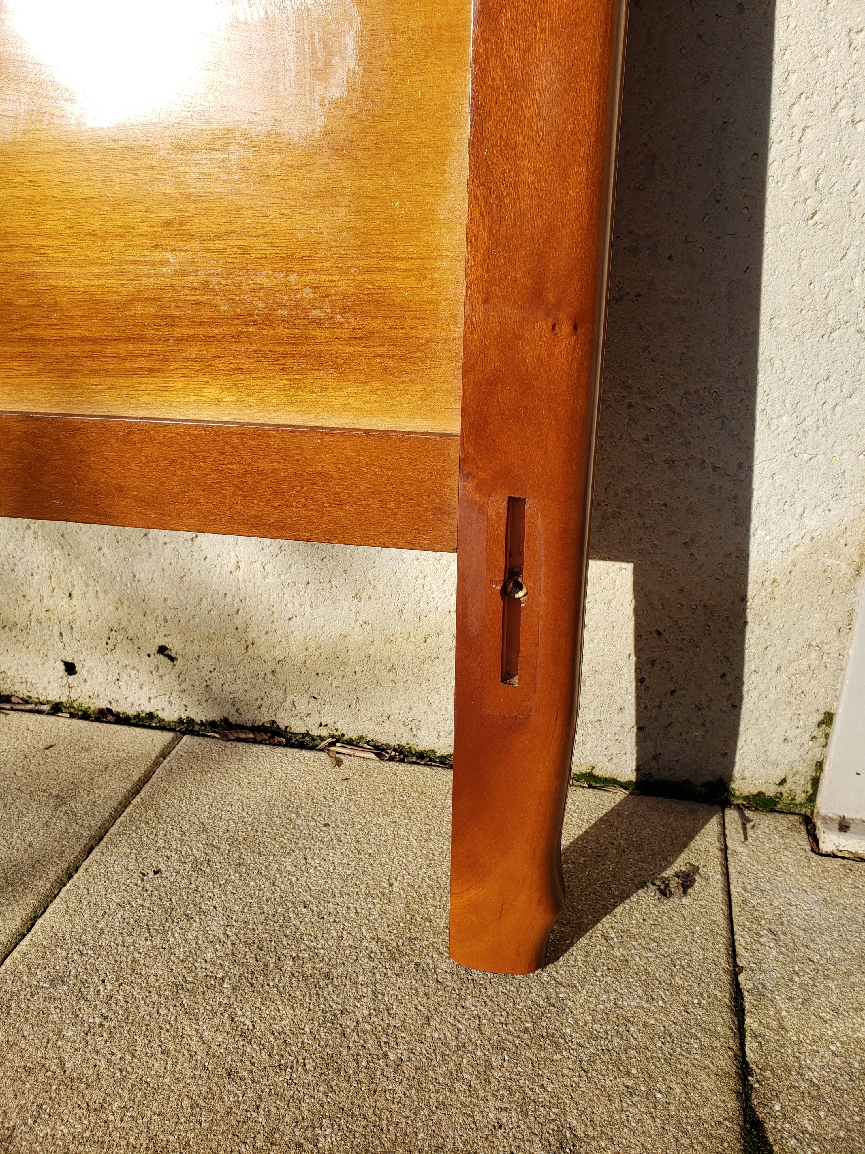 Louis XV style bed in cherry wood