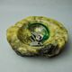 Yellow alabaster ashtray by Romano Bianchi, Italy, 1970