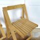 Paire de chaises pliantes vintage
