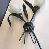 Set of 3 chandeliers and 5 wall lights