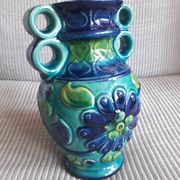 Vase vintage Germany au décor floral