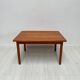 1960s large vintage Danish teak extendable dining table by Vamo Sønderborg