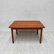1960s large vintage Danish teak extendable dining table by Vamo Sønderborg