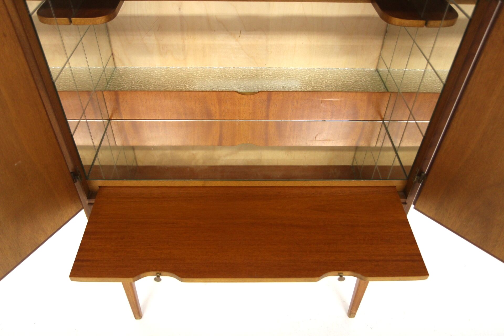 Meuble-bar scandinave en teck, Suède, 1950