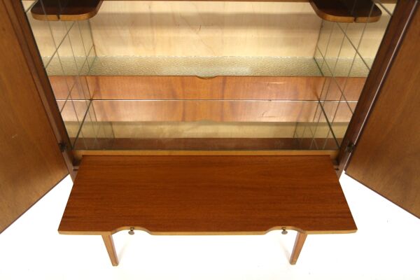 Meuble-bar scandinave en teck, Suède, 1950