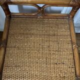 Rattan bedside table