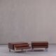 Vintage rosewood nightstands, Denmark, 1970s set of 2