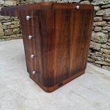 Art Deco Desk in Macassar Ebony
