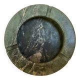 Empty green marble ashtray pocket