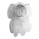 Pulegoso “disks” murano glass wall sconce