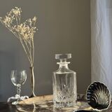 Carafe à whisky motifs pointes de diamant en cristal H23