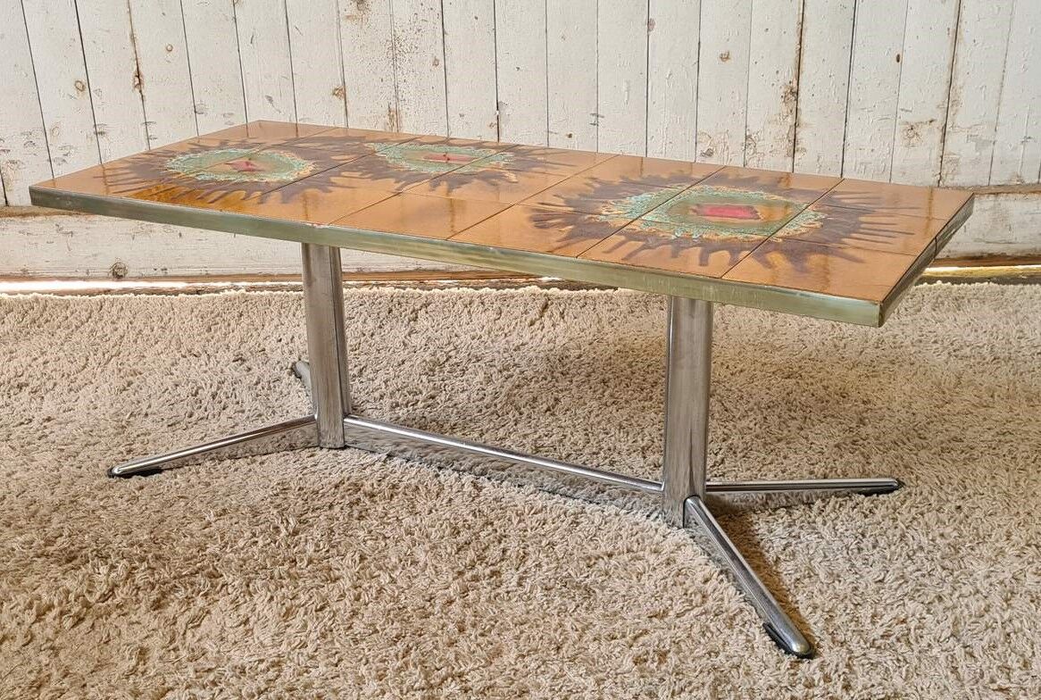 Table basse vintage années 70