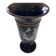 Vintage Cobalt Blue and Gold Pedestal Vase – C. Fiorentino (Italy)