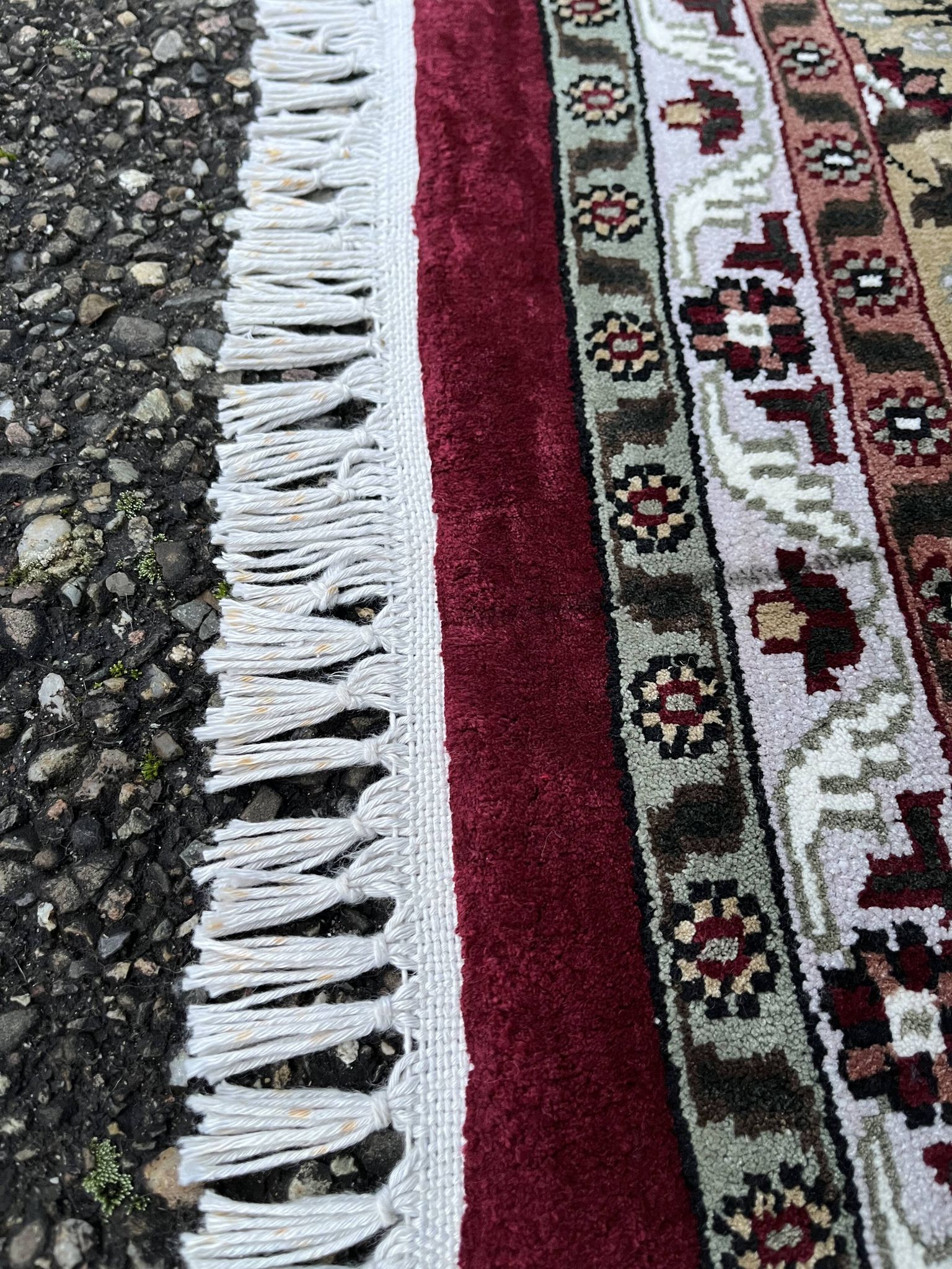 Pakistani carpet Silk wool 383x281cm