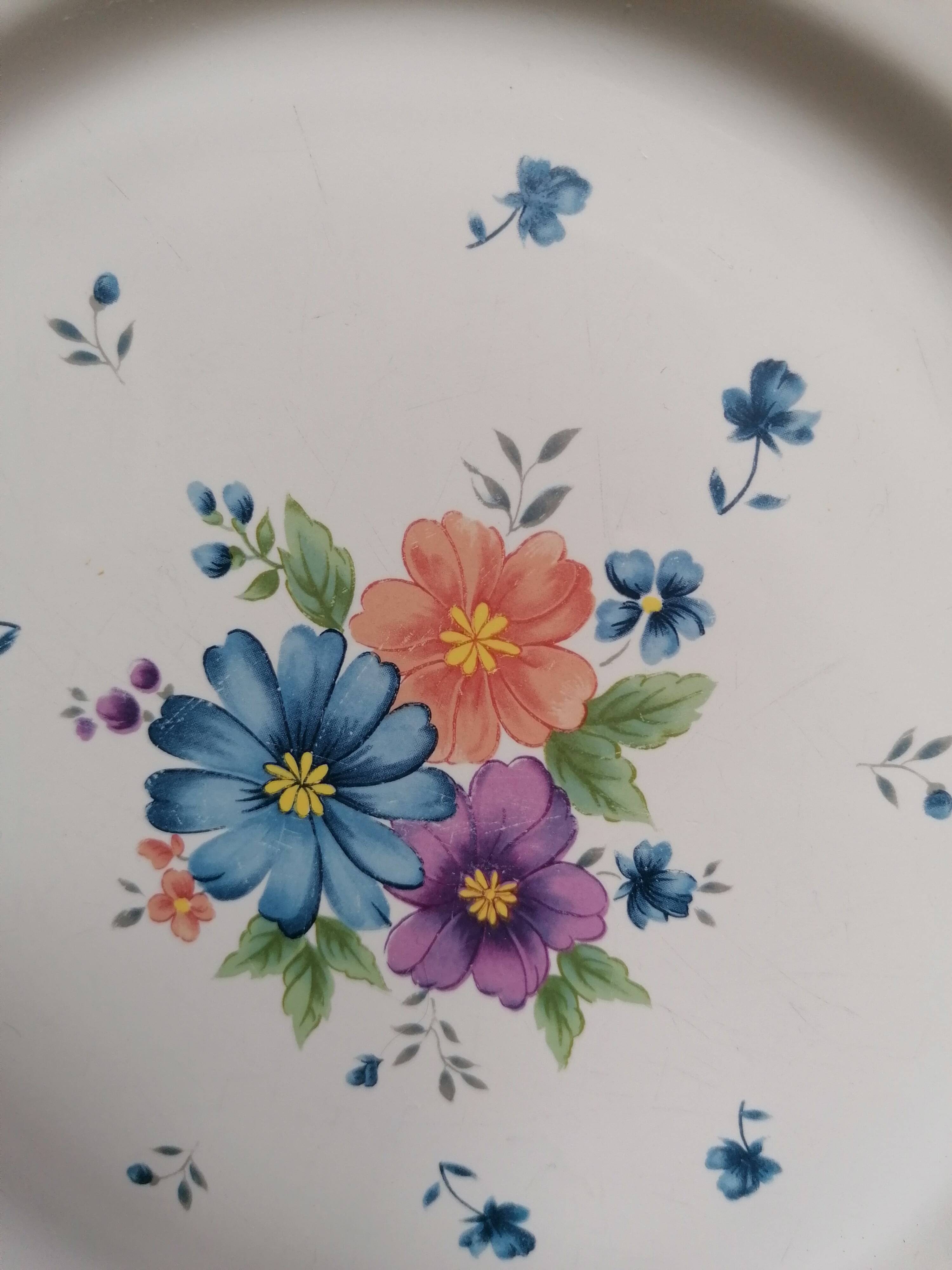 4 plates collection Provençal bouquet