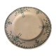 Round porcelain dish from Gien Terre de fer model "Venice"