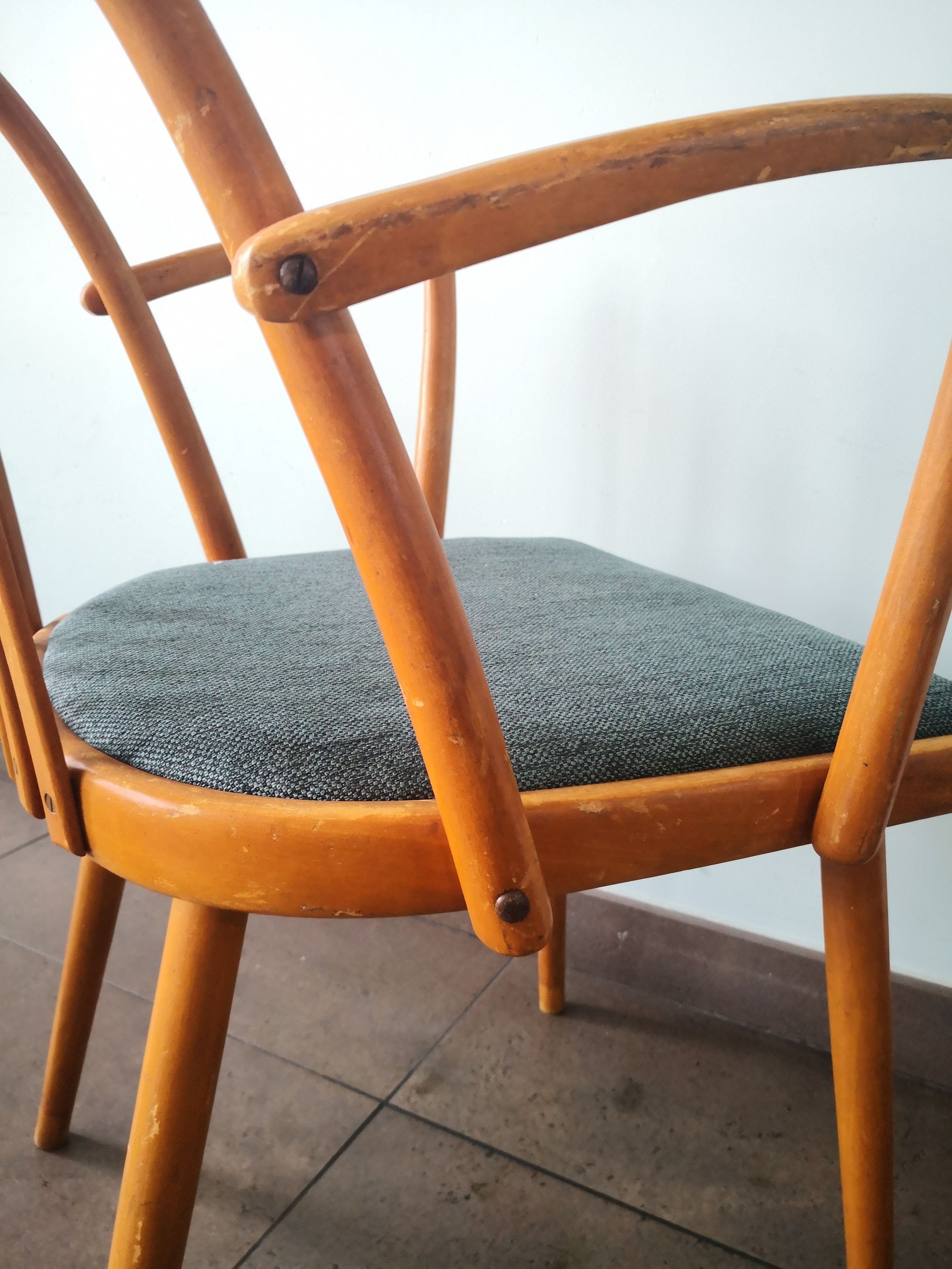 Pair of Scandinavian style armchairs, Antonin Suman, for TON, Czech Meal, 70s