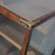 Antique English oak and glass counter/display cabinet, circa 1920-1930