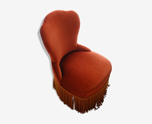 Toad in 60s/70s velvet Chair
