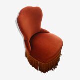 Toad in 60s/70s velvet Chair