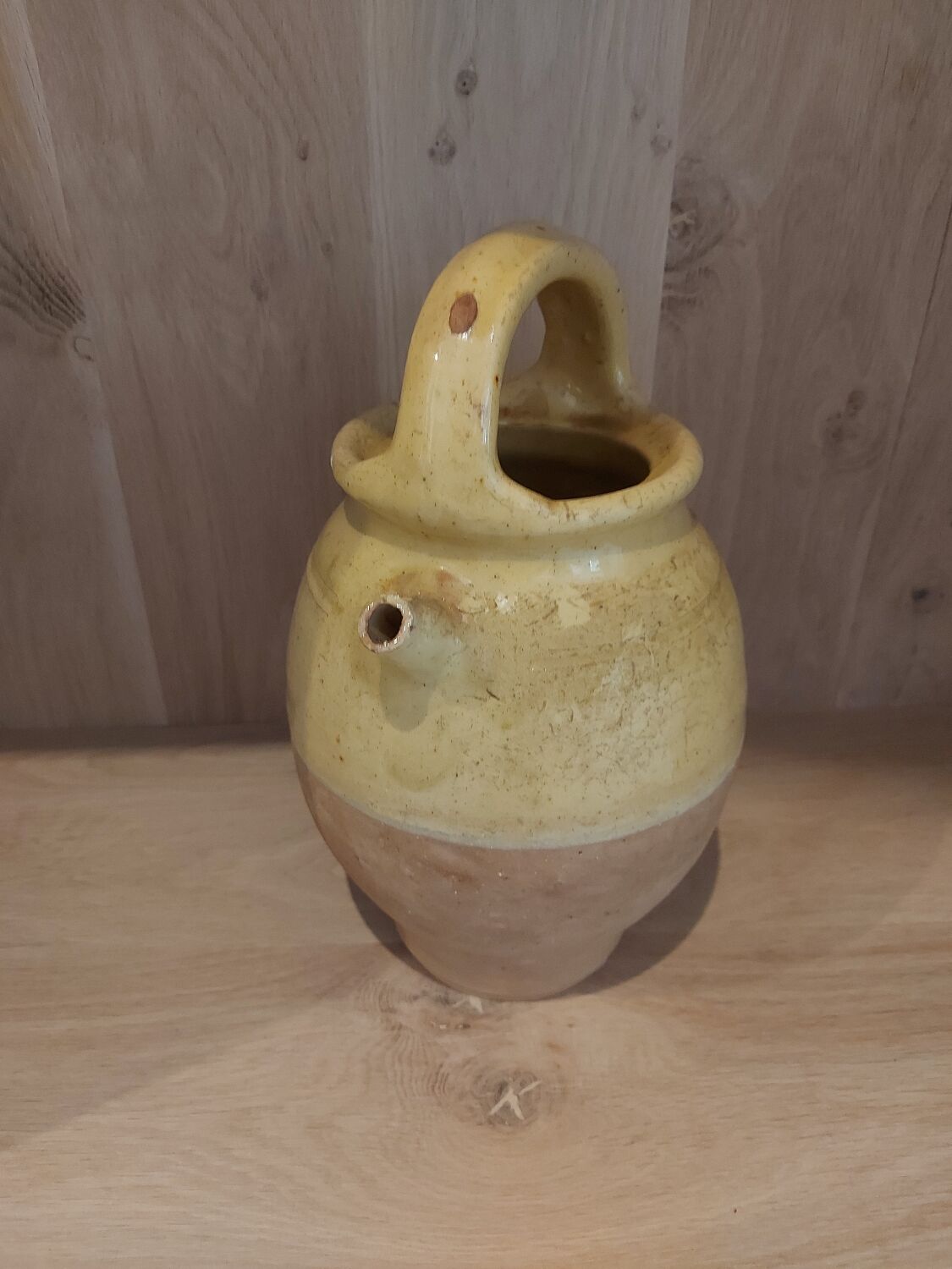 Vernissee earthenware jug, Provence