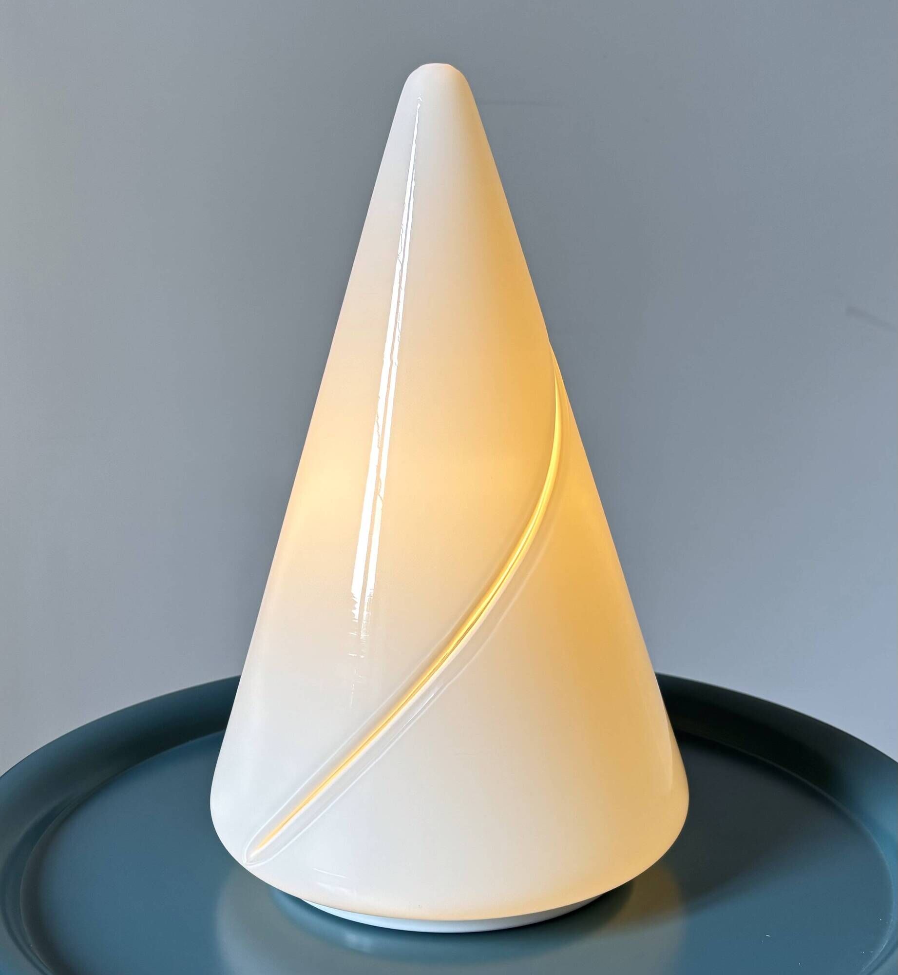 Lampe cône Murano Puntoluce - Sceau d’authenticité -