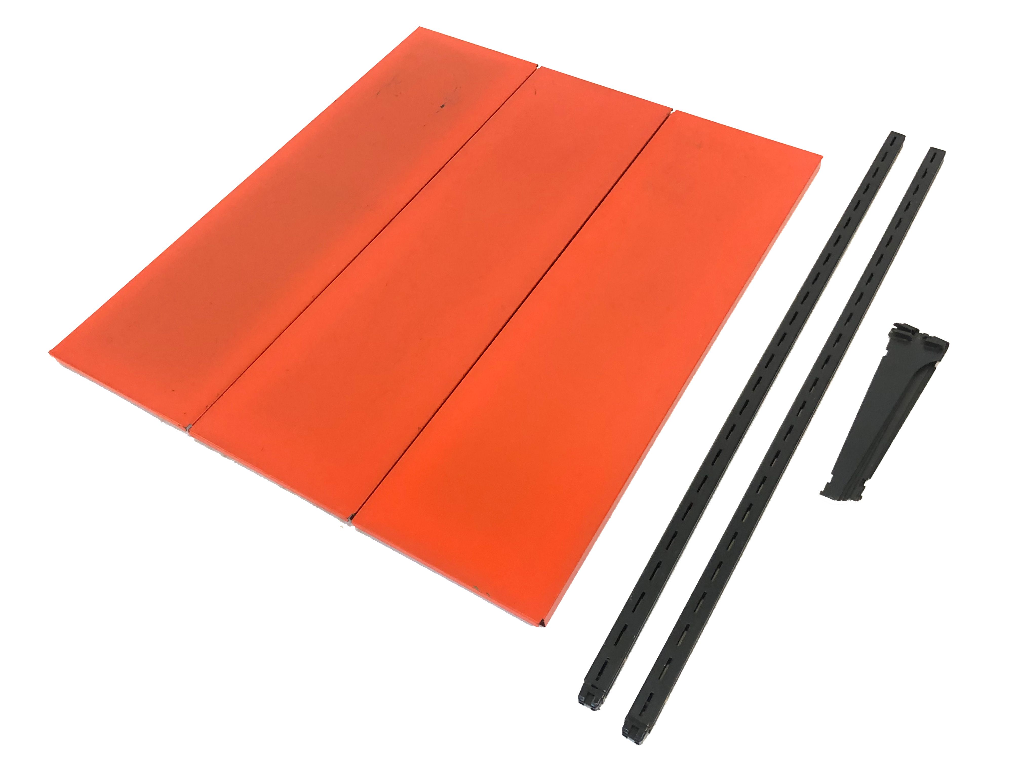 Tomado Holland vintage wall support black steel orange from the 1970s
