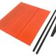 Tomado Holland vintage wall support black steel orange from the 1970s