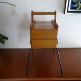 Vintage wood standing worker