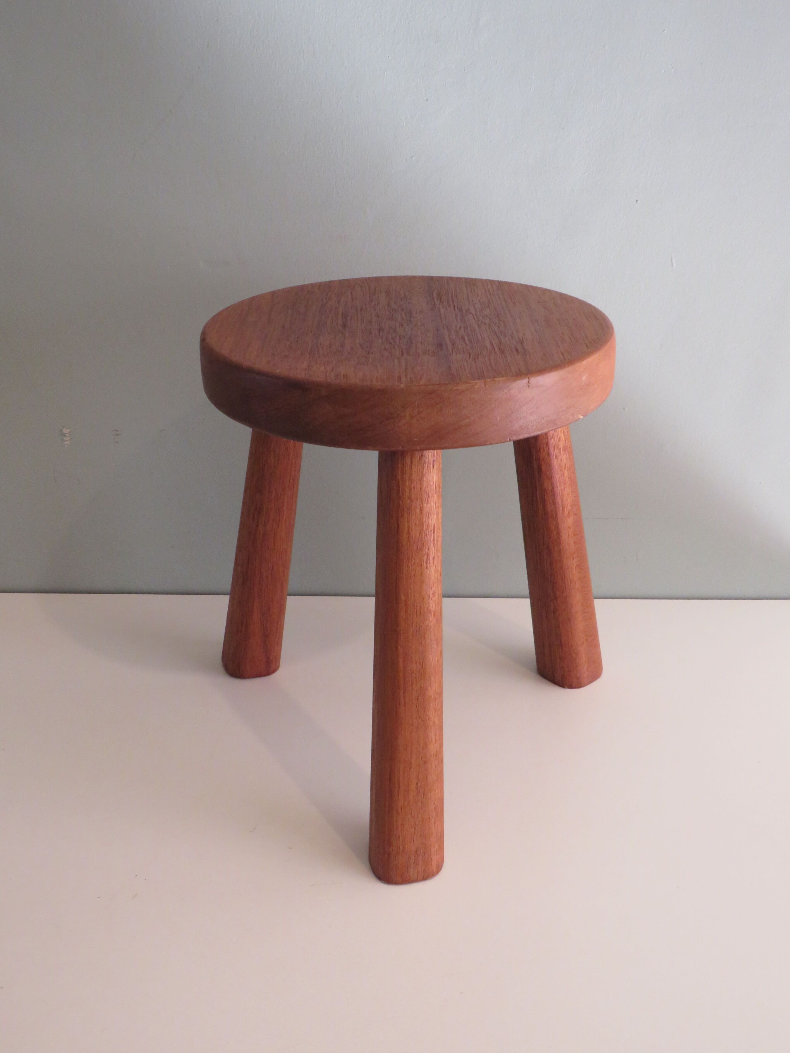 Wooden tripod stool France 1960