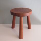 Wooden tripod stool France 1960