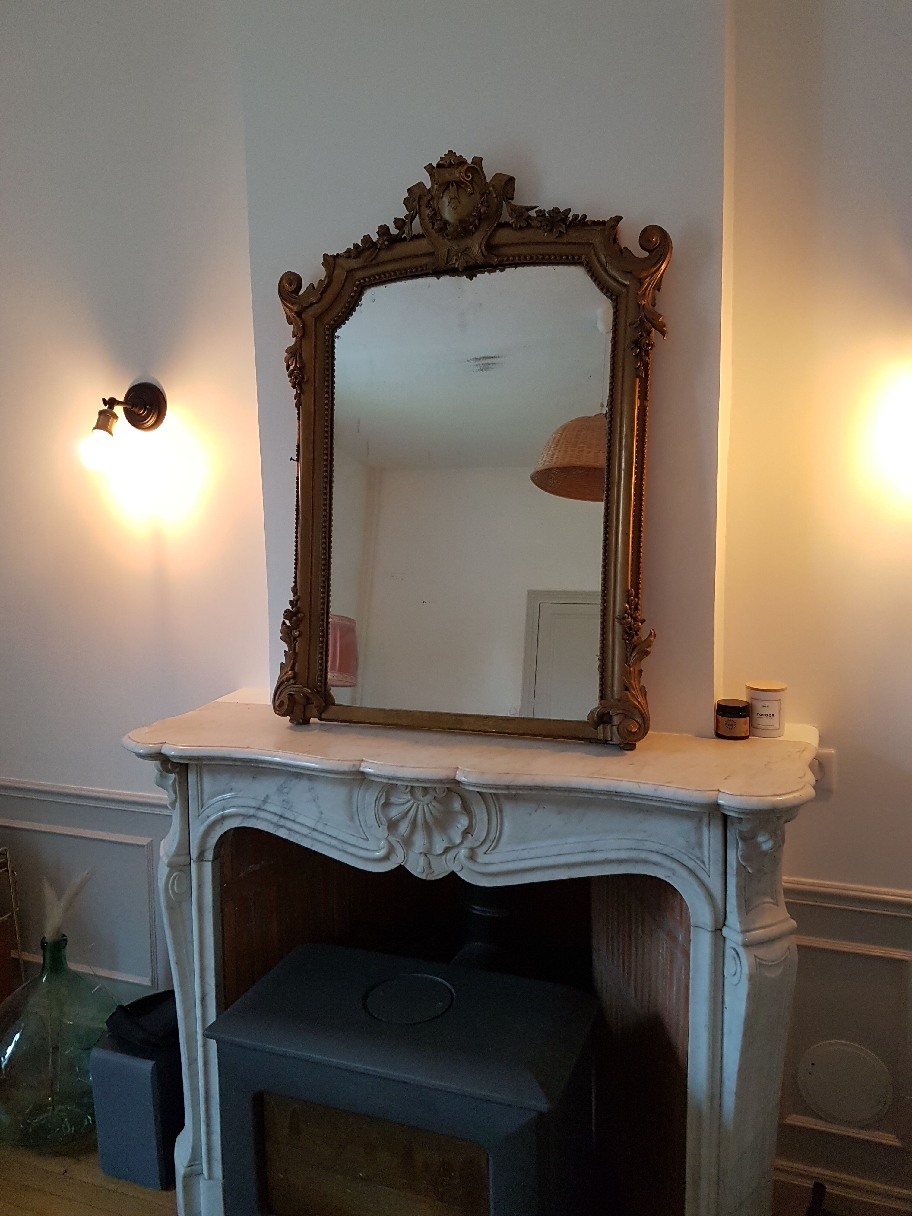 Louis XV style mirror - 112x75cm
