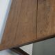 Large rustic farmhouse dining table from the French 19th century, in old elm