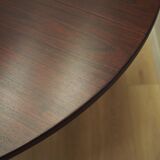 Table ronde en palissandre, design danois, années 1970, production : Danemark