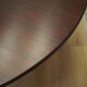 Table ronde en palissandre, design danois, années 1970, production : Danemark