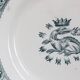 Flat plates 3, Terre de fer, Francis I motif, Salins, France