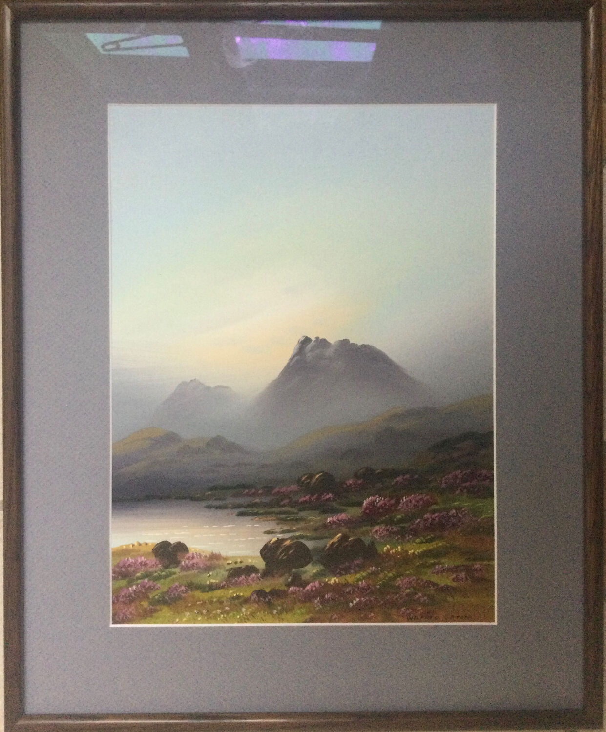 The Highlands. 2 gouaches by Wilfred GATON.