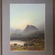 The Highlands. 2 gouaches by Wilfred GATON.