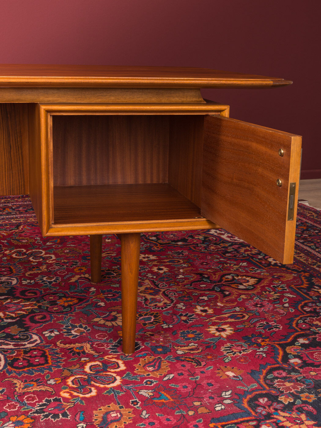 Walnut desk from the 1950s