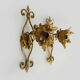 Pair of gilded metal sconces from Banci Firenze, Italy, 1960s
