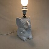 Ceramic elephant lamp
