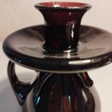 Biot bubble glass candle holder