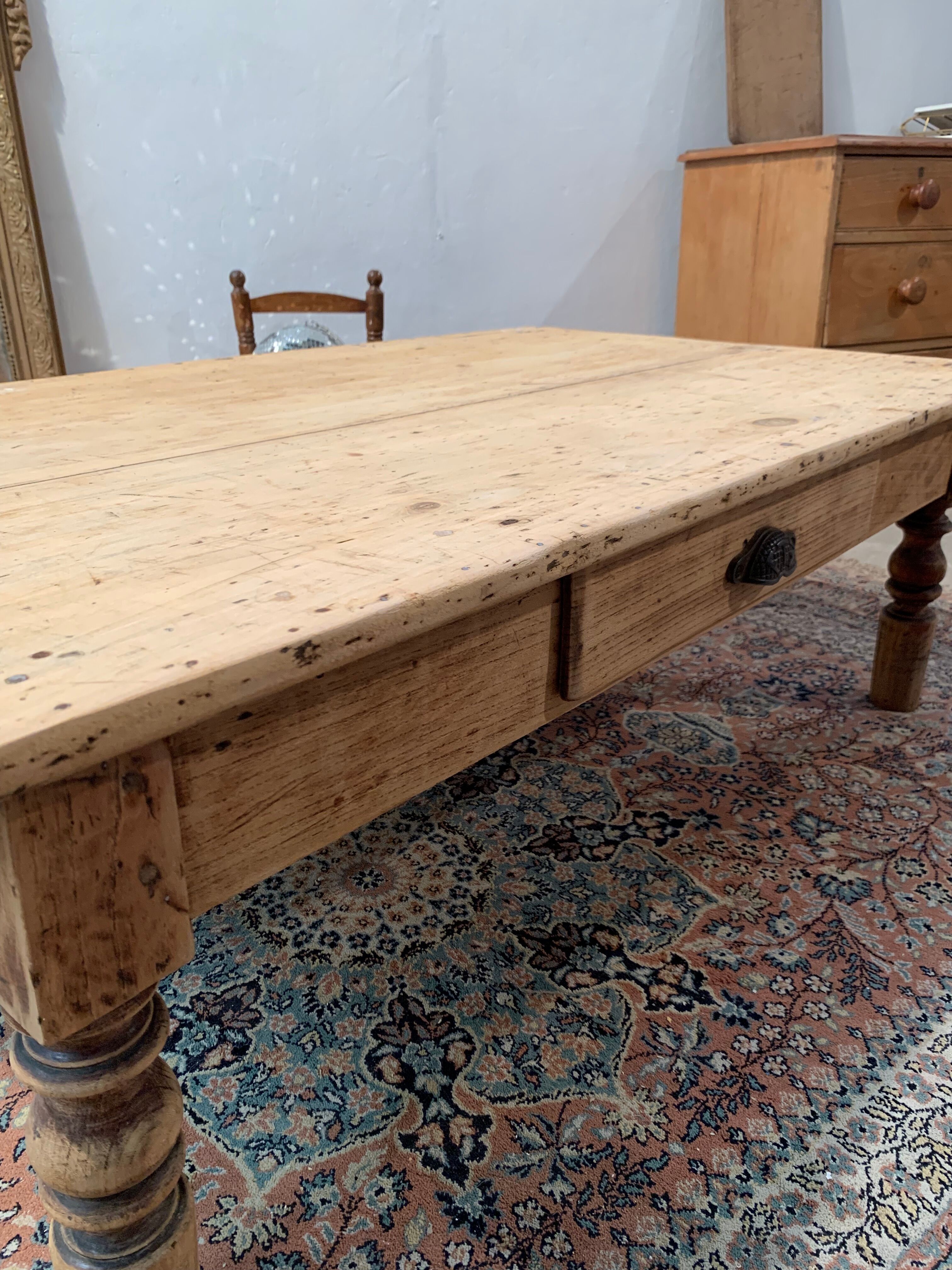 Vintage wood coffee table