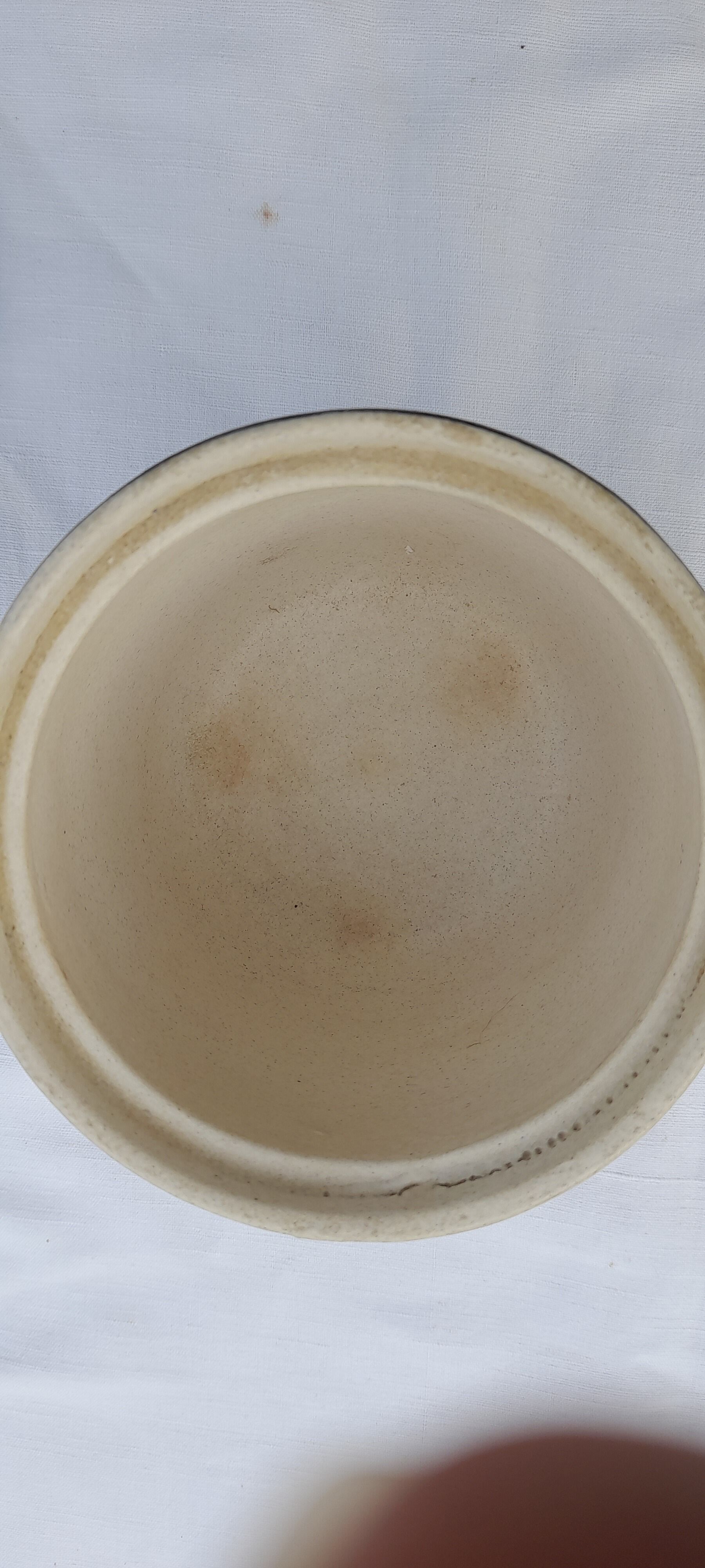 Pickle pot in Keraluc Quimper earthenware G Mc H cm
