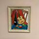 Swedish Oil on Canvas – “Still Life with Guitar and Wine Bottle”