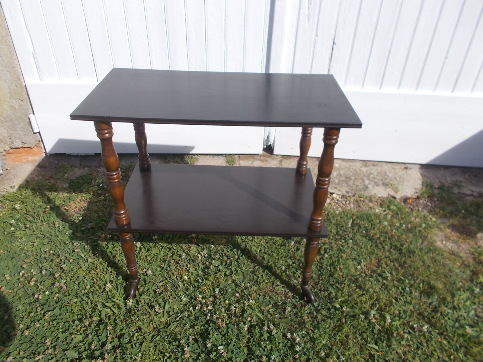 Wooden rolling table