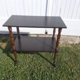 Wooden rolling table