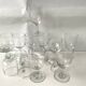 12 verres à pied dépareillés