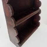 Antique brutalist wall shelf