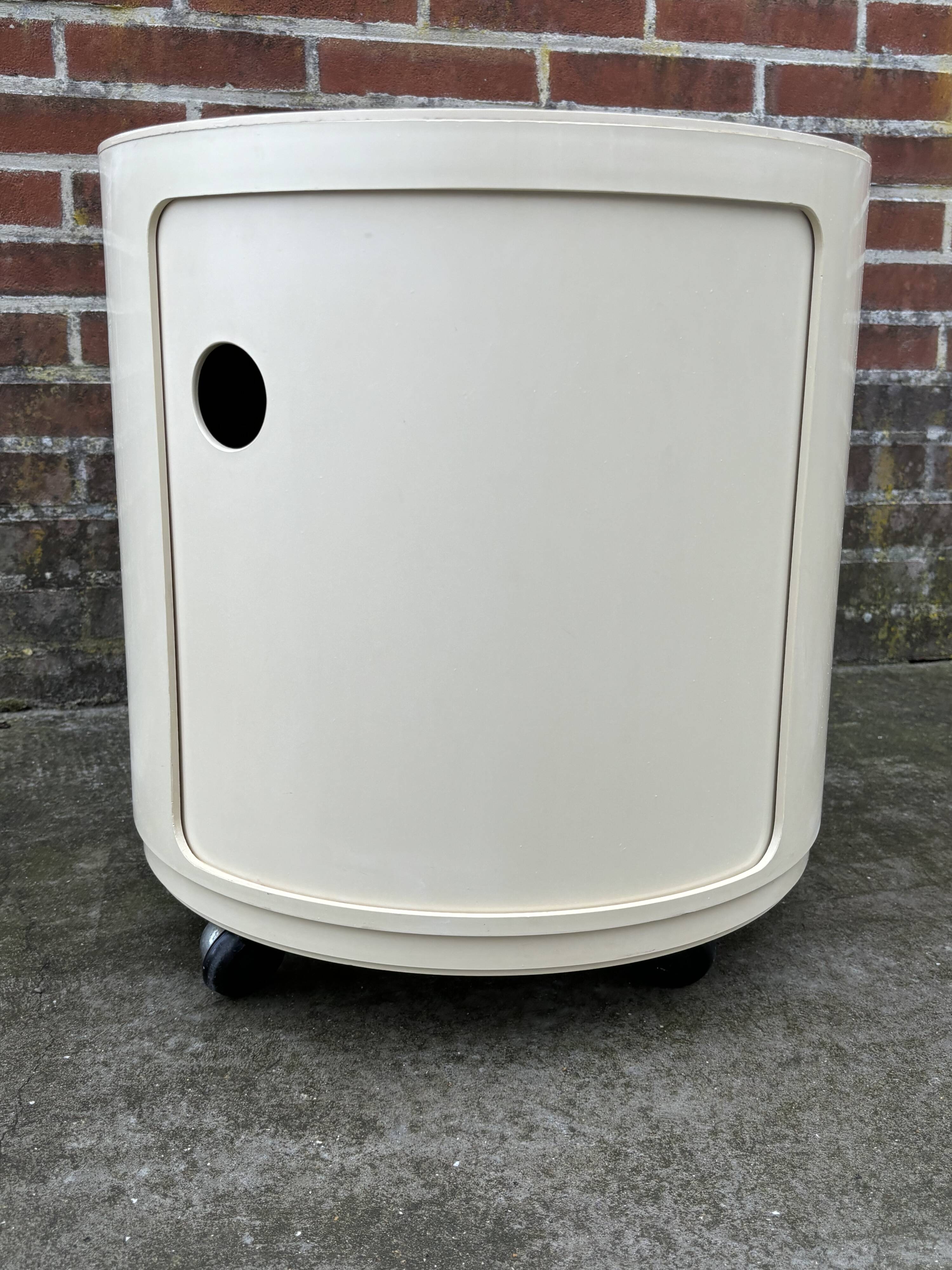 Vintage Componibili bedside tables by Anna Castelli for Kartell set of two